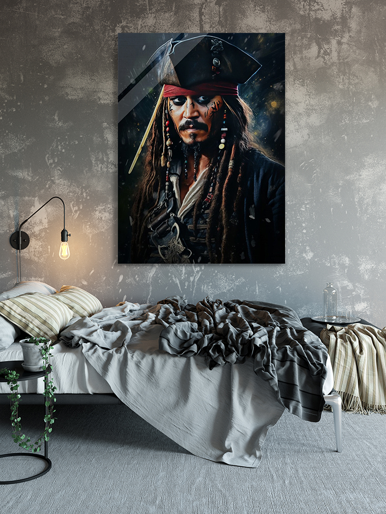 Πίνακας σε καμβά Captain Jack Sparrow KNV2434
