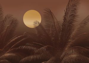 Φωτοταπετσαρία Τοίχου Tropical Sun Έτοιμων Διαστάσεων LJX7-039 (3.50M x 2.50Υ)