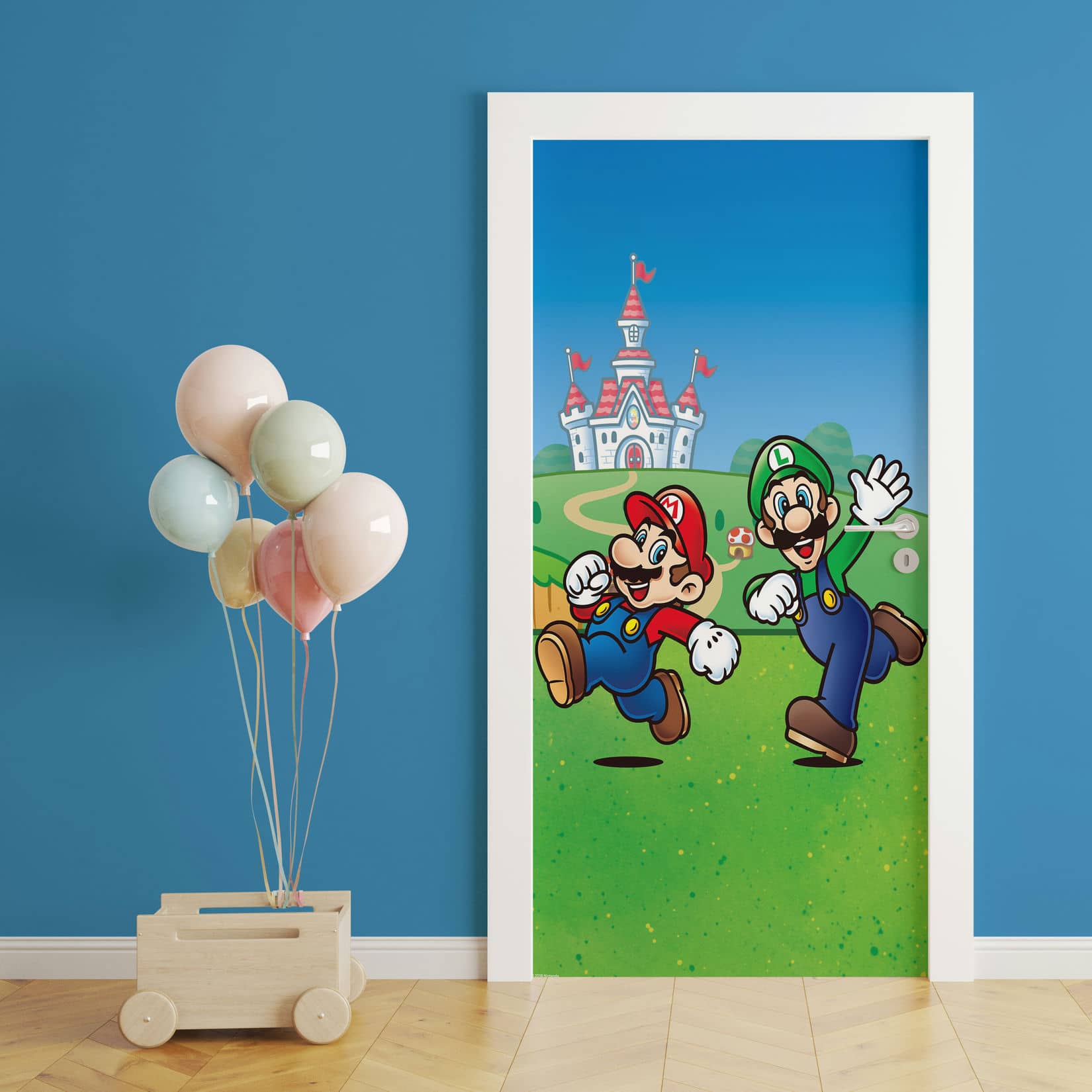 Αυτοκόλλητο Πόρτας Super Mario DRG009