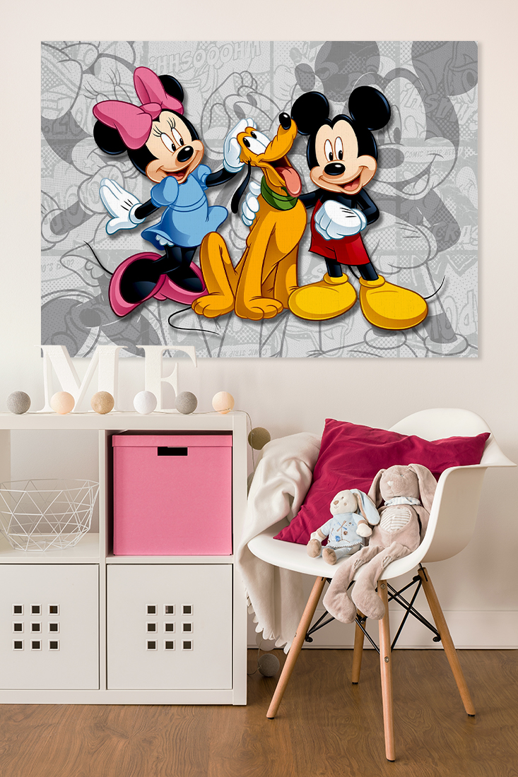 Παιδικός πίνακας σε καμβά Mickey & Friends KNV0577