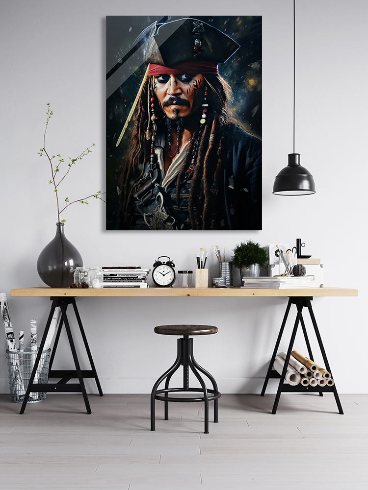 Πίνακας σε καμβά Captain Jack Sparrow KNV2434