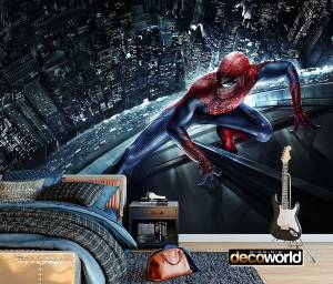 Παιδική ταπετσαρία τοίχου επιθυμητών διαστάσεων Spiderman 00033Q