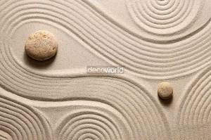 Ταπετσαρία τοίχου επιθυμητών διαστάσεων άμμος με πέτρα  02147Q