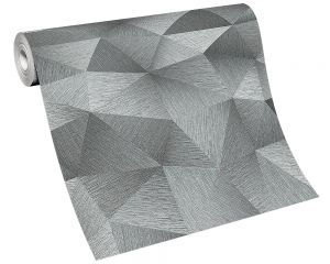 Ταπετσαρία Τοίχου Τρίγωνα 3D Εφέ Grey 1021610 0,53cm x 10m