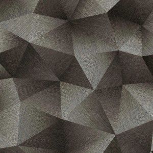 Ταπετσαρία Τοίχου Τρίγωνα 3D Εφέ Black Brown 1021615 0,53cm x 10m