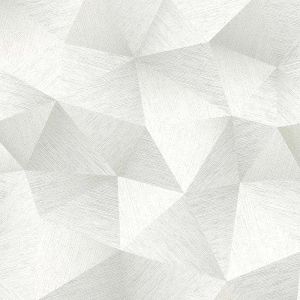 Ταπετσαρία Τοίχου Τρίγωνα 3D Εφέ Light Grey 1021631 0,53cm x 10m