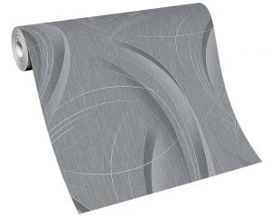 Ταπετσαρία Τοίχου Loops Grey 1021810 0,53cm x 10m
