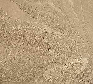 Ανάγλυφη ταπετσαρία τοίχου με φύλλα SIRPI 16612