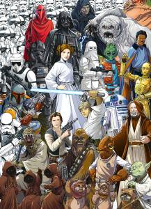Φωτοταπετσαρία Star Wars Classic Cartoon Collage 4-4111