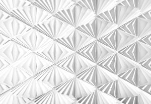 Φωτοταπετσαρία τοίχου 3D λευκά οριγκάμι έτοιμων διαστάσεων 8-204 (3.68M x 2.54Υ)
