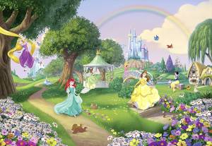 Φωτοταπετσαρία Disney Princess Rainbow 8-449