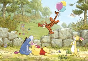 Φωτοταπετσαρία Disney Winnie Pooh Ballooning 8-460