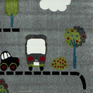 Παιδικό Χαλί Kids Αυτοκινητόδρομος 9360A Grey