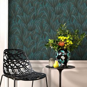 Ταπετσαρία τοίχου Floral Turquoise 1037119 0,53 X10.05
