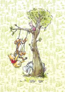Φωτοταπετσαρία Disney Winnie Pooh in the wood DX4-017