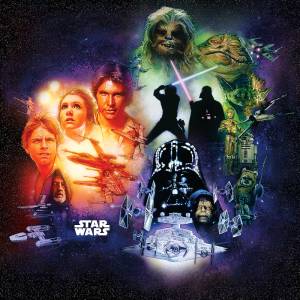Φωτοταπετσαρία Star Wars Classic Poster Collage DX5-044