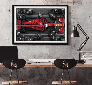 Πόστερ & Κάδρο Sebastian Vettel Ferrari F032