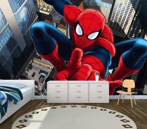 Παιδική ταπετσαρία τοίχου ετοίμων διαστάσεων Spiderman 05523Q