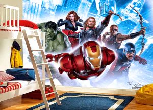 Παιδική ταπετσαρία τοίχου επιθυμητών διαστάσεων The Avengers 05529Q