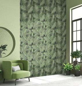 Ταπετσαρία Τοίχου Palm Πράσινη J98234 53 cm x 10.05 m