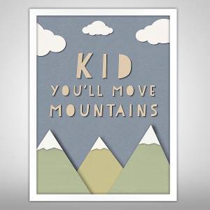 Παιδικός πίνακας Βουνά KD126