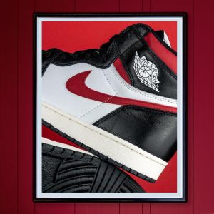 Πόστερ & Κάδρο Red & Black Sneakers KDS004B