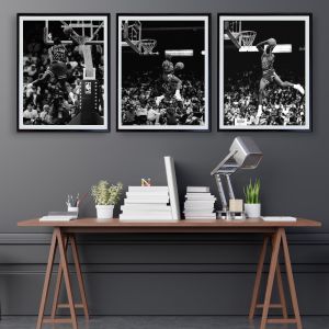 Σετ Ξύλινων Κάδρων Michael Jordan KDS008 30cm x 40cn