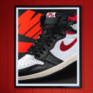 Πόστερ & Κάδρο Red & Black Sneakers KDS004A