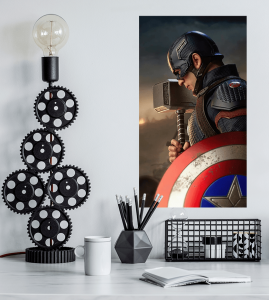 Πίνακας σε καμβά Captain America KNV1684 30x60cm