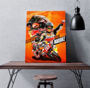Πίνακας σε καμβά MotoGP Marc Marquez KNV1740