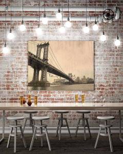 Πίνακας σε καμβά Brooklyn Bridge KNV191
