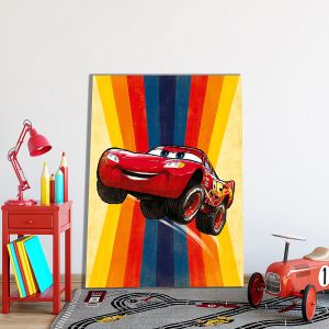 Παιδικός πίνακας σε καμβά Cars KNV2408