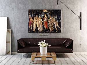 Αναγεννησιακός πίνακας σε καμβά Η Άνοιξη του Μποτιτσέλι KNV46