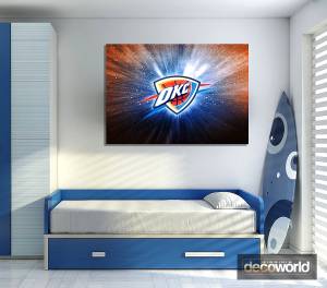 Πίνακας σε καμβά NBA Oklahoma City Thunder  KNV707