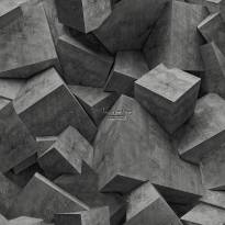 Ugepa Ταπετσαρία τοίχου με τρισδιάστατες 3D πέτρες L505-19