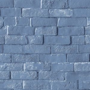 Ταπετσαρία Τοίχου Νεανική Bricks Μπλε L90501 53 cm x 10 m