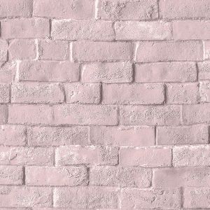 Ταπετσαρία Τοίχου Νεανική Bricks Ροζ L90503 53 cm x 10 m
