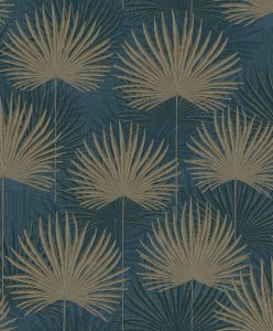 Ταπετσαρία Τοίχου Palm Leaf Μπλε L93301 53 cm x 10.05 m