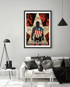 Πόστερ &  Κάδρο Captain America - The First Avenger MV019