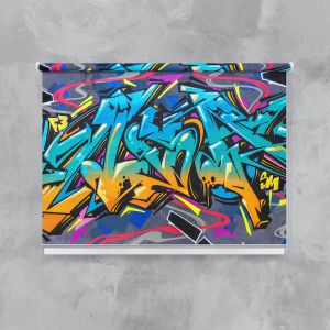 Ρολοκουρτίνα Graffiti R300