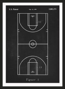Σετ Ξύλινων Κάδρων Basketball 21X30cm SNK2