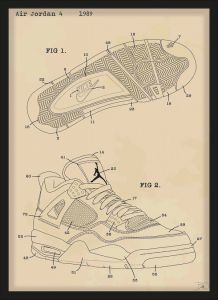 Σετ Ξύλινων Κάδρων Sneaker Models 21X30cm SNK54
