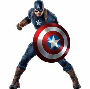 Παιδικά Αυτοκόλλητα Τοίχου - Captain America - Superheroes - Stick865