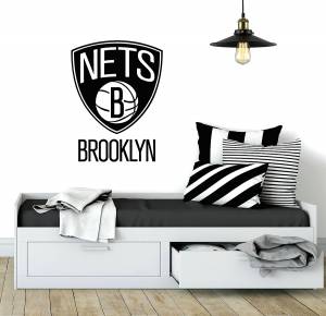 Αυτοκόλλητο τοίχου NBA Brooklyn Nets SP49