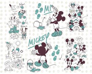 Φωτοταπετσαρία Disney Mickey and Friends DX7-026