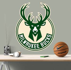 Αυτοκόλλητο τοίχου NBA  Milwaukee Bucks SP50