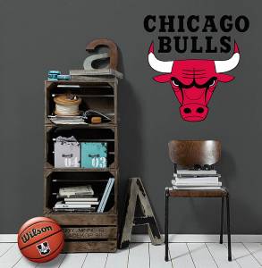 Αυτοκόλοιτο τοίχου Chicago Bulls SP54