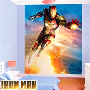 Φωτοταπετσαρία Τοίχου Έτοιμων Διαστάσεων Iron Man