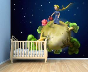 Παιδική ταπετσαρία τοίχου ετοίμων διαστάσεων Ο Μικρός Πρίγκιπας PEF1
