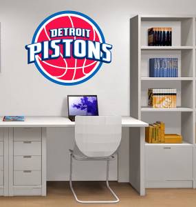 Αυτοκόλλητο τοίχου NBA Detroit Pistons SP89